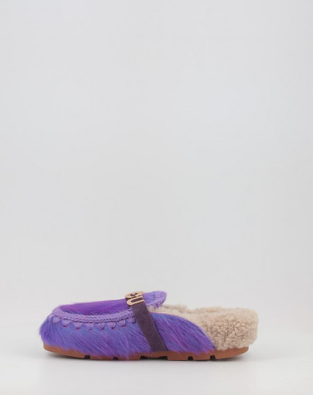 WINTER BIO SLIDE LONG HAIR PONYSKIN LETTER LOGO LHPPUR WINTER BIO SLIDE LONG HAIR PONYSKIN LETTER LOGO LHPPUR