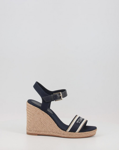 MONO WEBBING HIGH WEDGE SANDAL