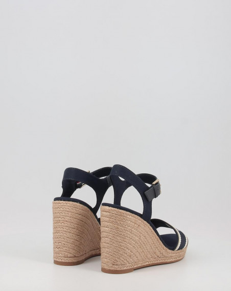 MONO WEBBING HIGH WEDGE SANDAL