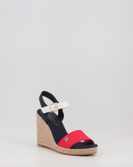 STRIPES WEDGE SANDAL