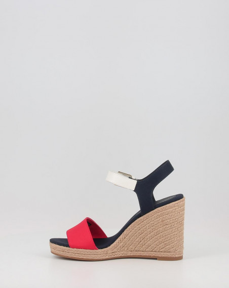 STRIPES WEDGE SANDAL