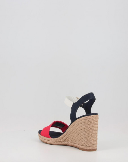 STRIPES WEDGE SANDAL