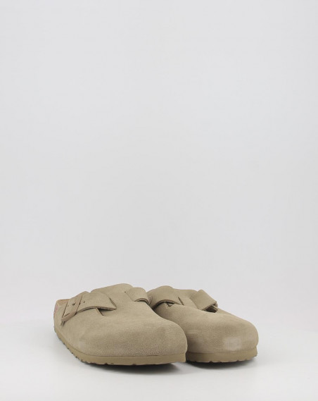 Zoccoli Birkenstock BOSTON  LEVE Faded Khaki Kaki
