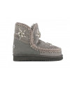 Stivali Mou ESKIMO WOOL STARS & RHINESTONES Grigio