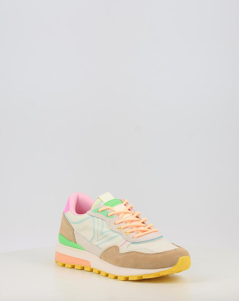 Sneakers VICTORIA LUNA NYLON & SERRAJE MULTICOLOR 1156114 beige