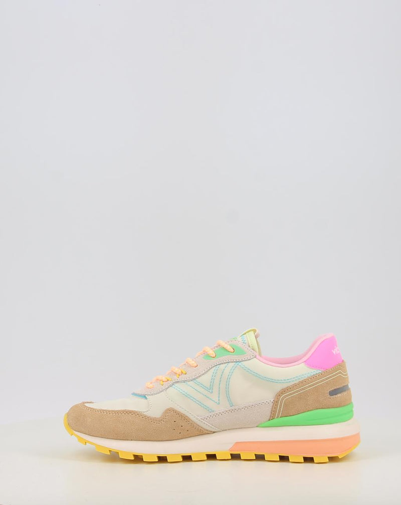 Sneakers VICTORIA LUNA NYLON & SERRAJE MULTICOLOR 1156114 beige