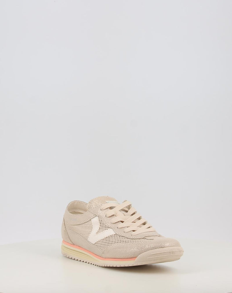 Sneakers VICTORIA SATURNO REJILLA & SERRAJE METAL 1158107 platino