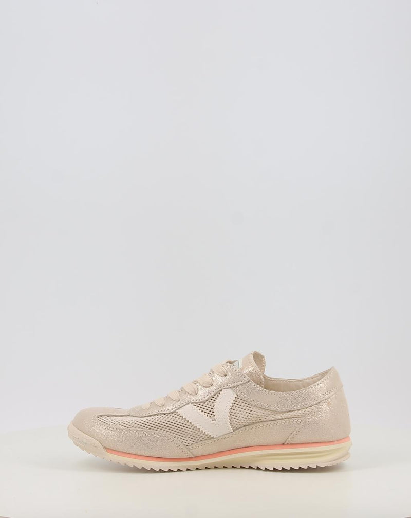 Sneakers VICTORIA SATURNO REJILLA & SERRAJE METAL 1158107 platino