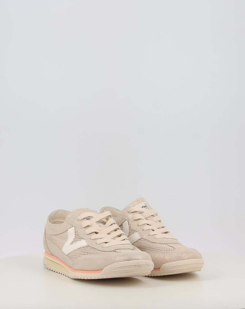 Sneakers VICTORIA SATURNO REJILLA & SERRAJE METAL 1158107 platino