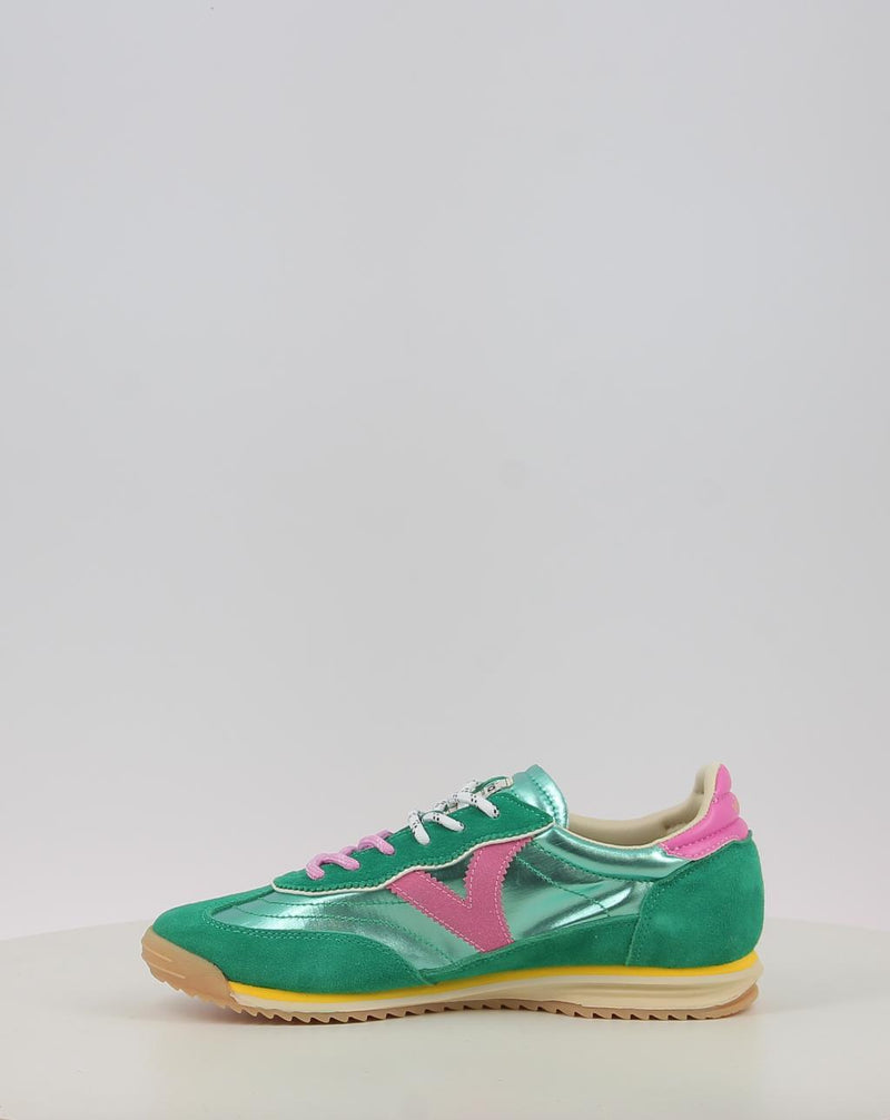 Sneakers VICTORIA SATURNO NYLON & SERRAJE METAL 1158111 turchese