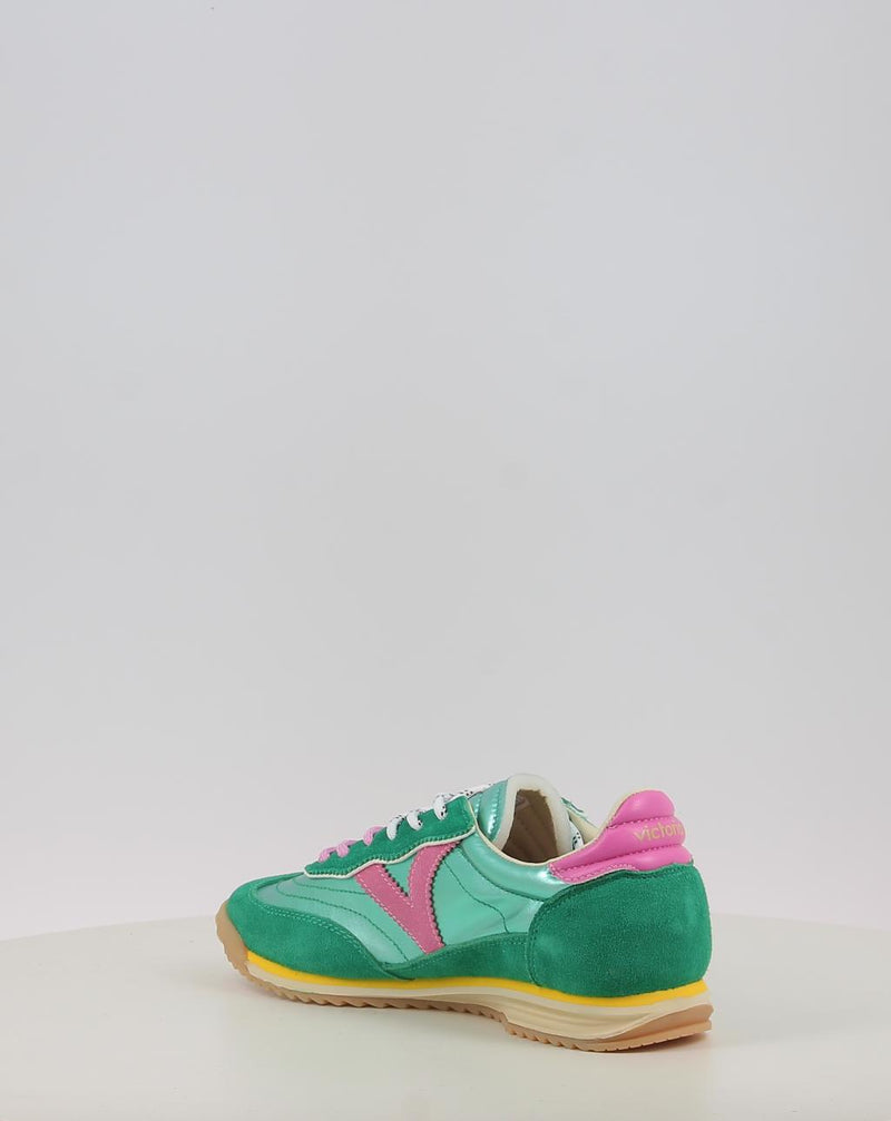 Sneakers VICTORIA SATURNO NYLON & SERRAJE METAL 1158111 turchese