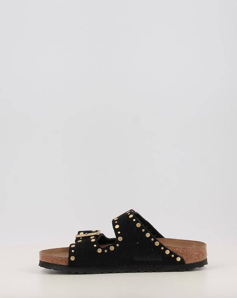 Sandali BIRKENSTOCK ARIZONA RIVET LEVE nero