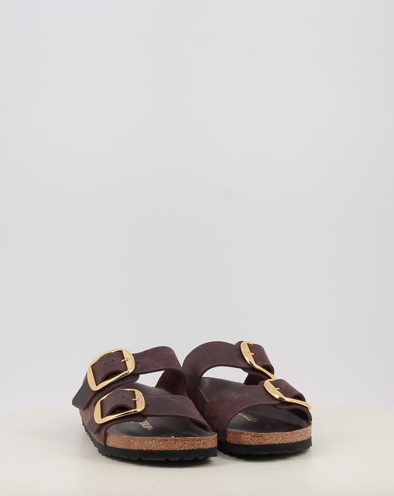 Sandalias BIRKENSTOCK ARIZONA BIG BUCKLE LEOI HABANA HEX marrón