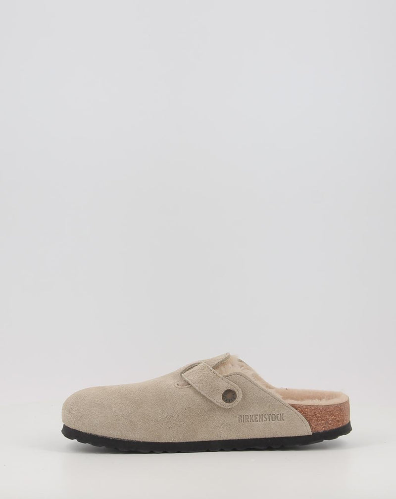 Zuecos BIRKENSTOCK BOSTON SHEARLING LEVE LAF taupe