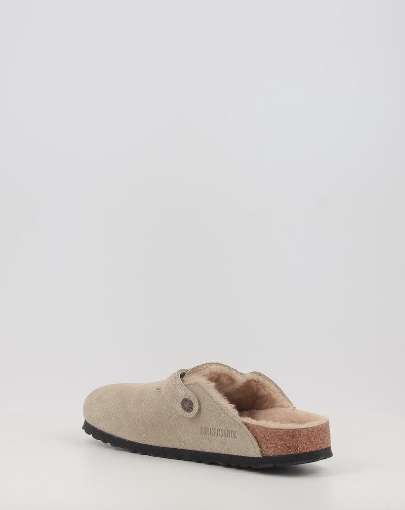Zuecos BIRKENSTOCK BOSTON SHEARLING LEVE LAF taupe
