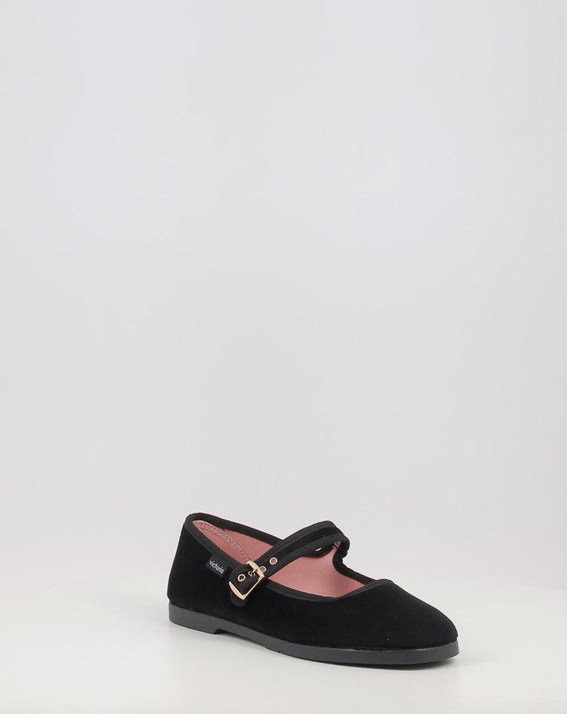 Bailarinas VICTORIA GONG-FU TERCIOPELO 1080111 negro