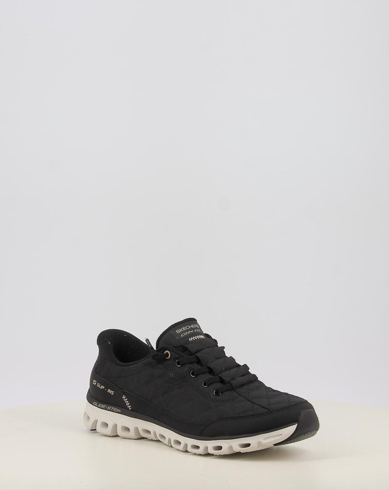 Zapatillas SKECHERS SLIP-INS: GLIDE-STEP - COZY FIT negro