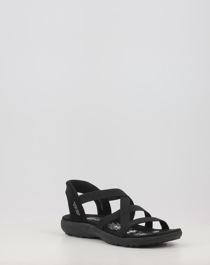 Sandali SKECHERS SLIP-INS: REGGAE SLIM - STRETCH 163460 nero