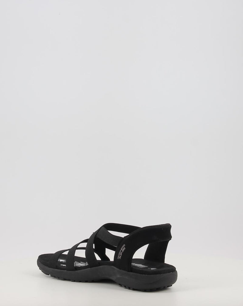 Sandali SKECHERS SLIP-INS: REGGAE SLIM - STRETCH 163460 nero
