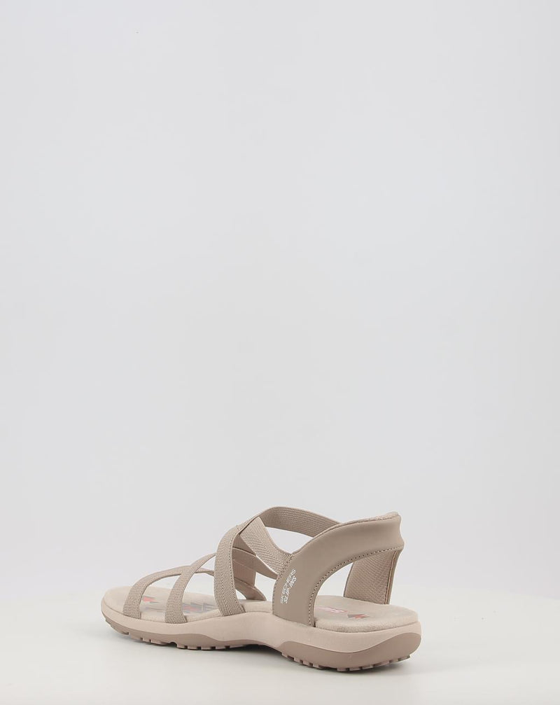Sandali SKECHERS SLIP-INS: REGGAE SLIM - STRETCH 163460 taupe