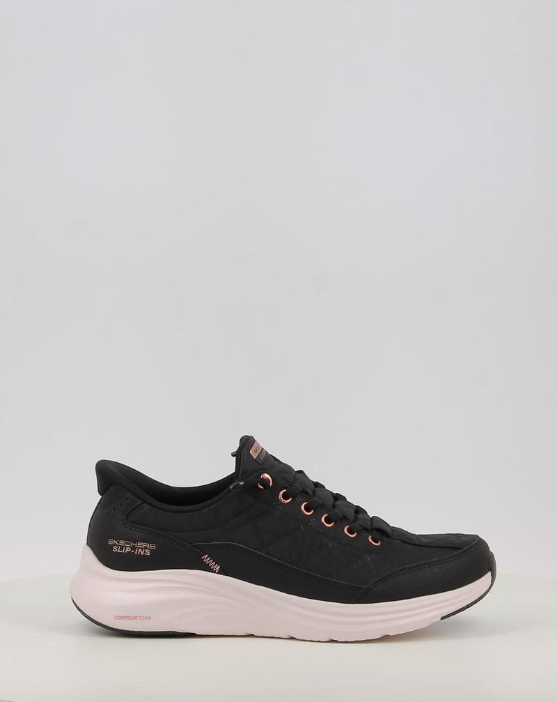 Sneaker SKECHERS SKECHERS SLIP-INS: CONTOUR FOAM -GOLDEN HOUR nero