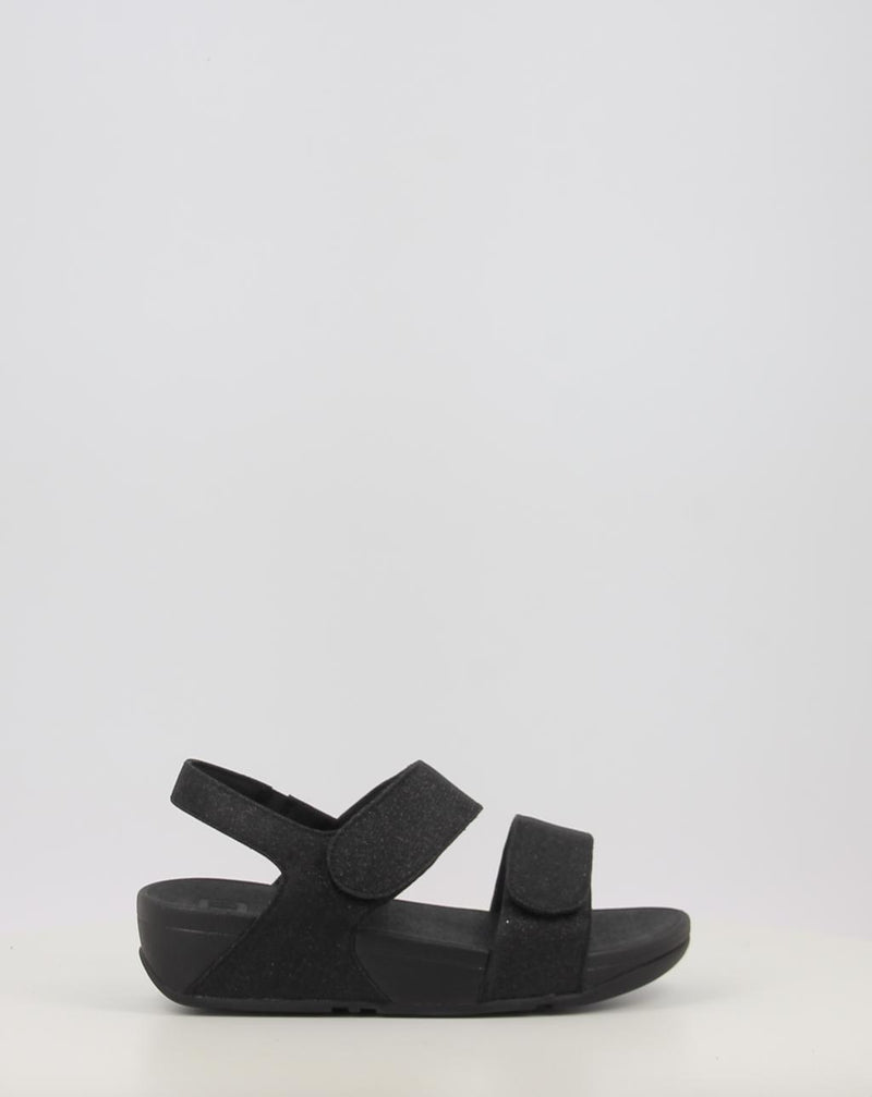 Sandali FITFLOP LULU ADJUSTABLE SHIMMERLUX BACK-STRAP SANDALS nero