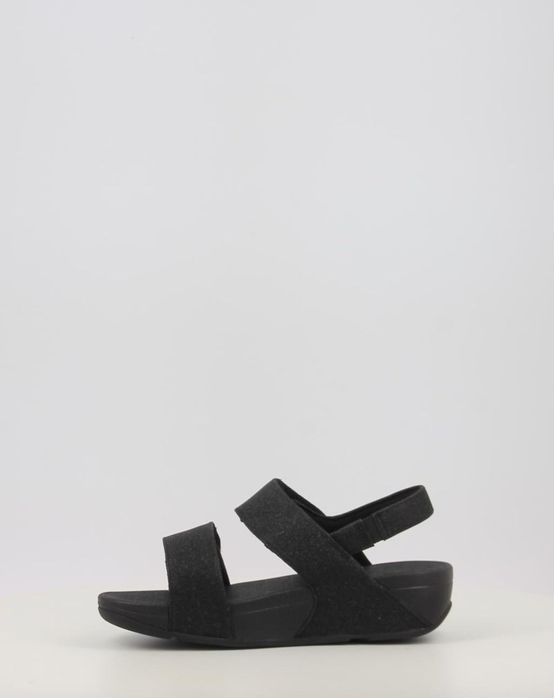 Sandali FITFLOP LULU ADJUSTABLE SHIMMERLUX BACK-STRAP SANDALS nero