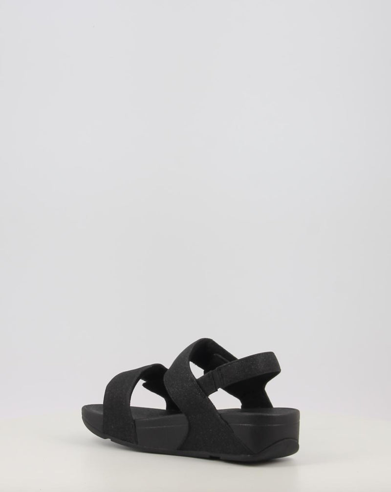 Sandali FITFLOP LULU ADJUSTABLE SHIMMERLUX BACK-STRAP SANDALS nero
