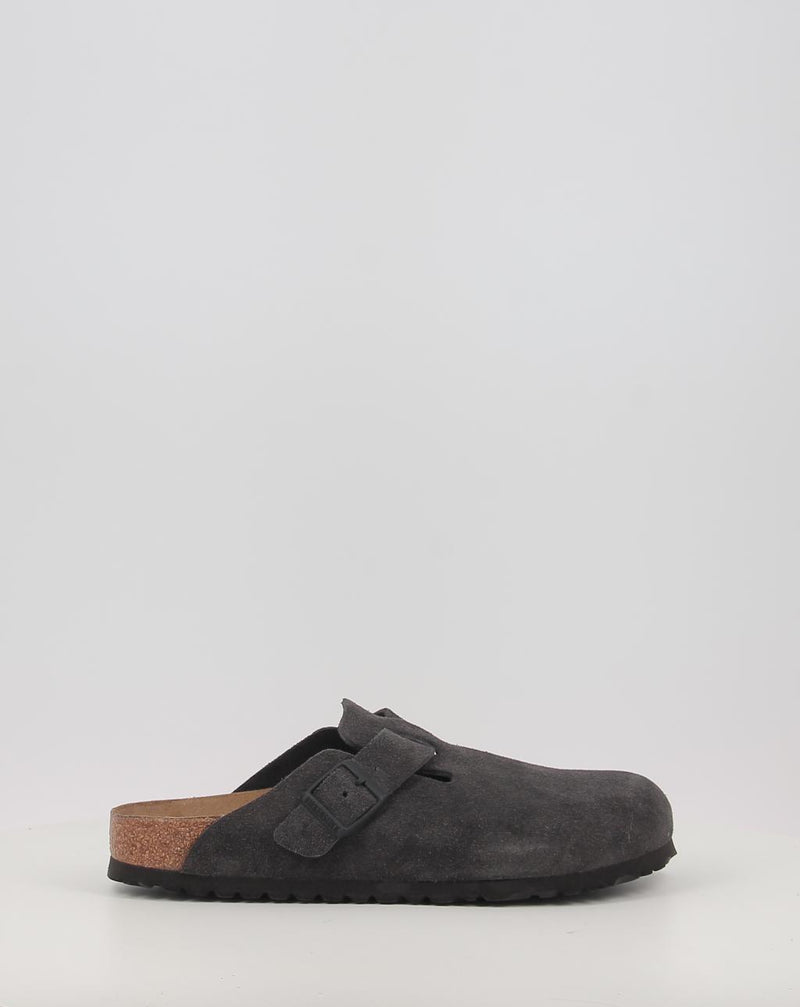 Zoccoli BIRKENSTOCK BOSTON LEVE Velvet Grey grigio