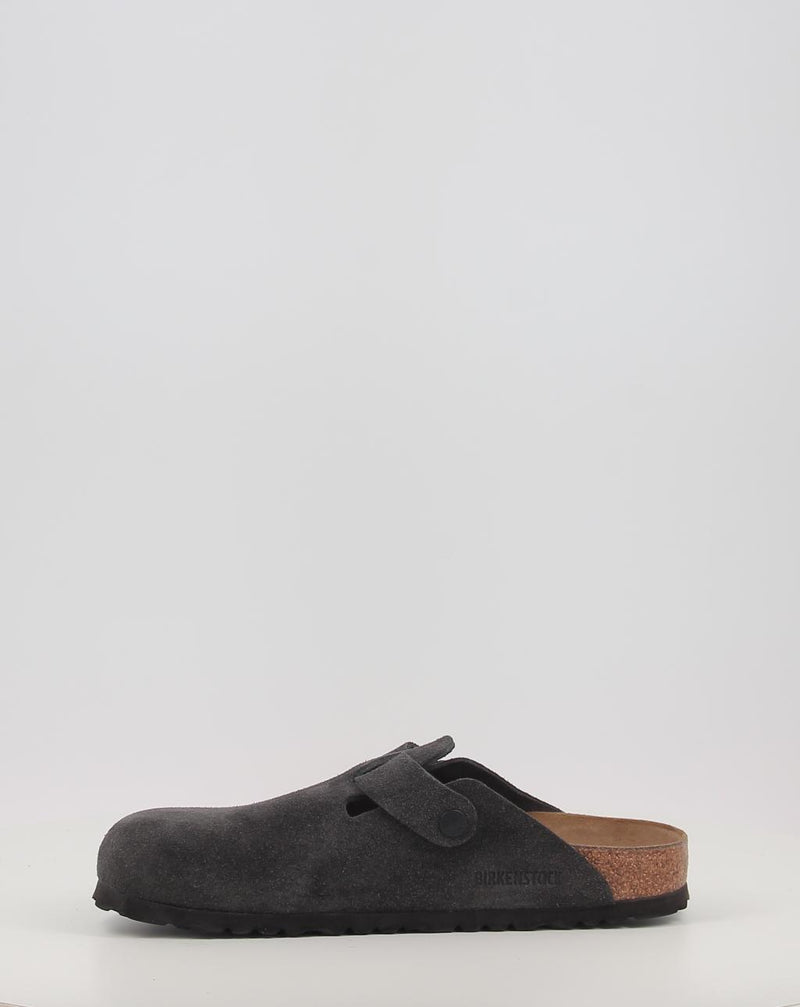 Zoccoli BIRKENSTOCK BOSTON LEVE Velvet Grey grigio