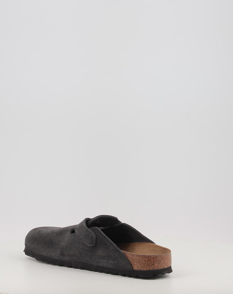 Zoccoli BIRKENSTOCK BOSTON LEVE Velvet Grey grigio