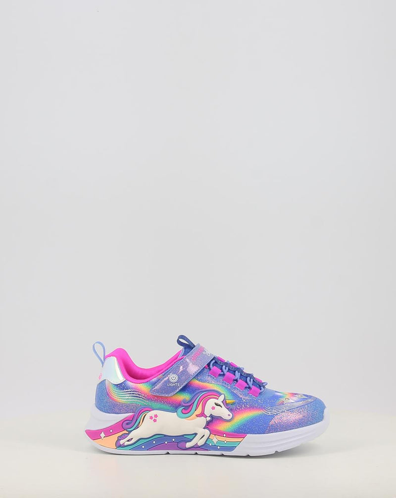 Sneakers SKECHERS S-LIGHTS UNICORN CHASER 302298N-L blu