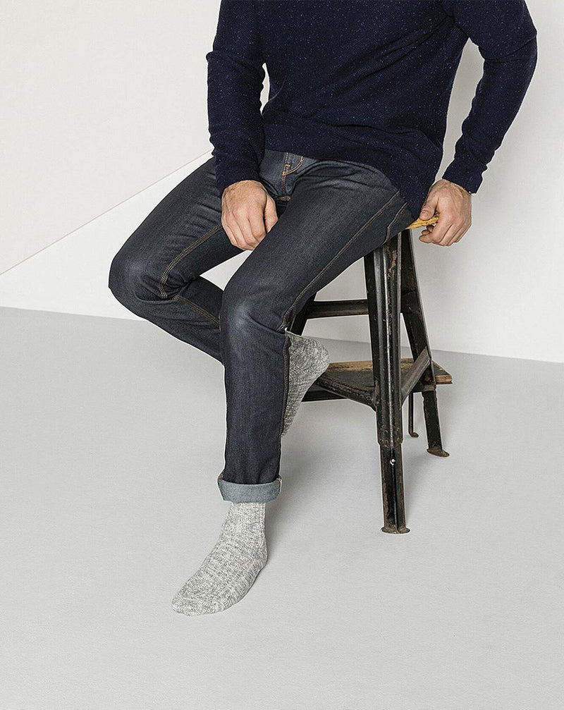 Calzini BIRKENSTOCK COTTON SLUB M grigio