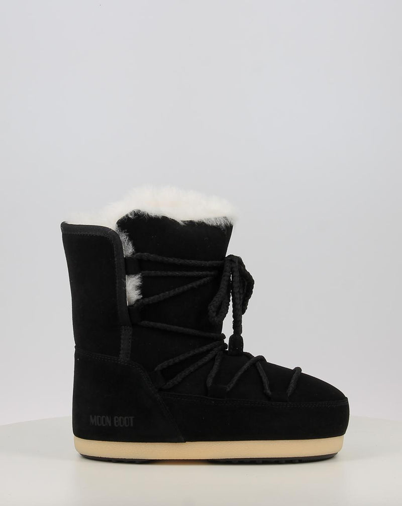 Stivali MOON BOOT MB EVX BOOT SUEDE / SHEARLING nero