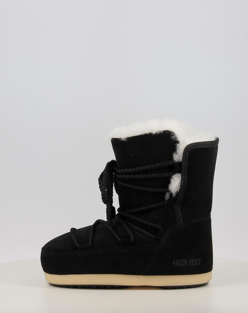 Stivali MOON BOOT MB EVX BOOT SUEDE / SHEARLING nero