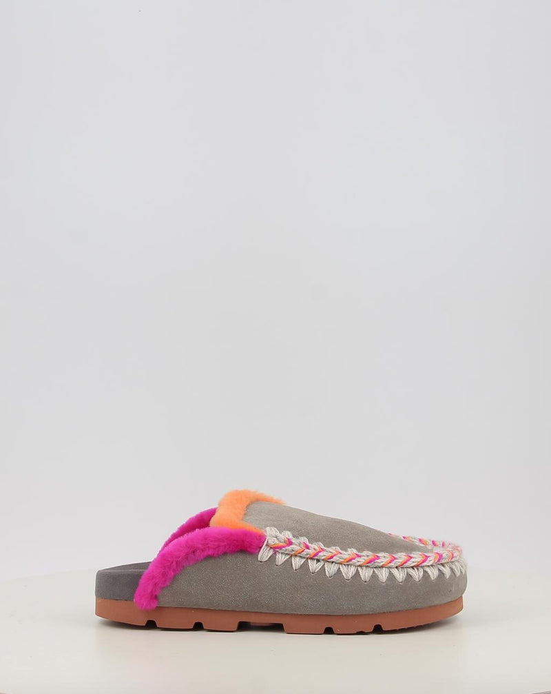 Zoccoli MOU WINTER BIO OVERSTITCHING grigio