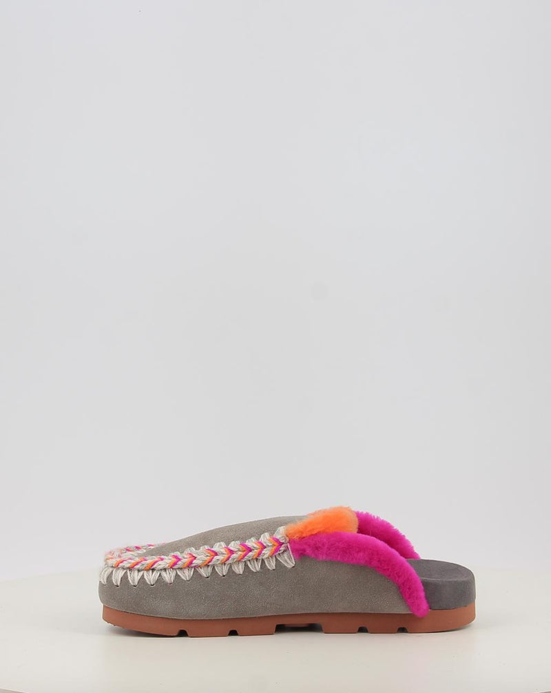 Zoccoli MOU WINTER BIO OVERSTITCHING grigio