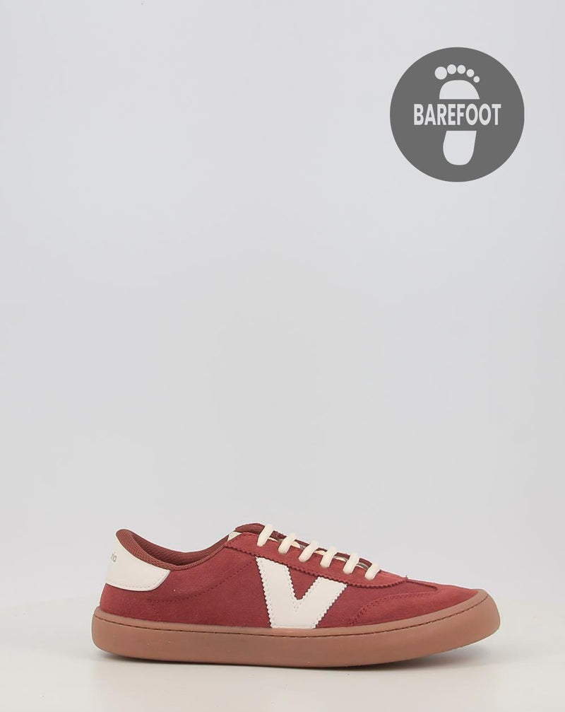 Sneaker VICTORIA OLMO BAREFOOT EFECTO PIEL & SERRAJE 1186103 granata