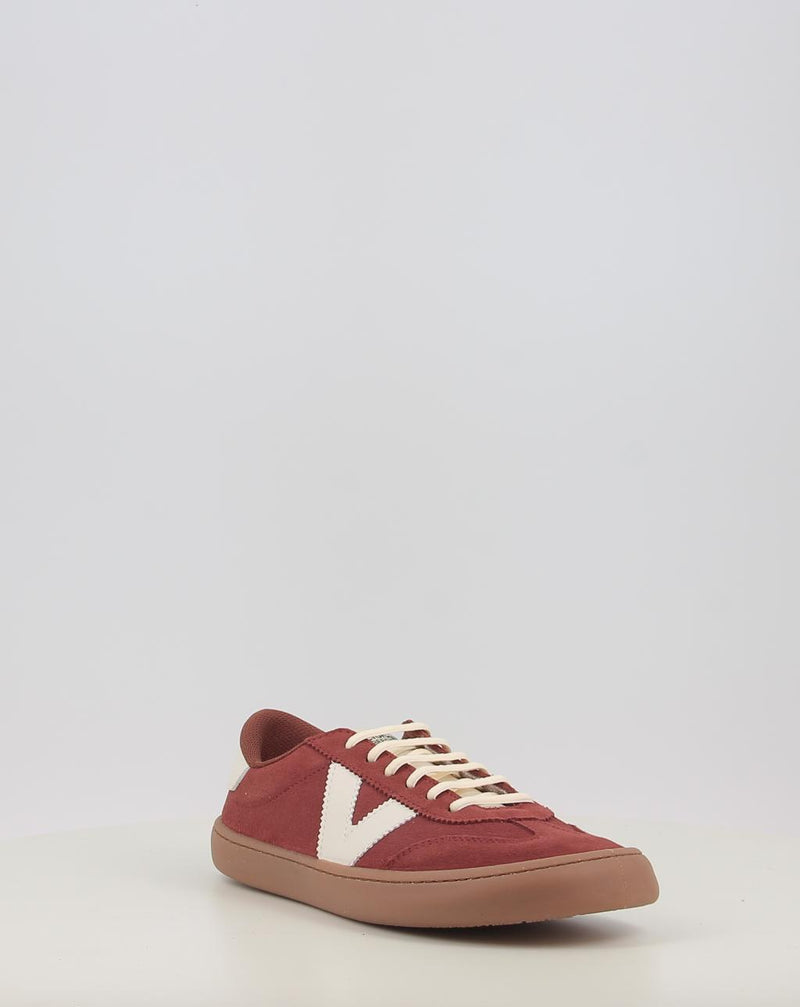 Sneaker VICTORIA OLMO BAREFOOT EFECTO PIEL & SERRAJE 1186103 granata