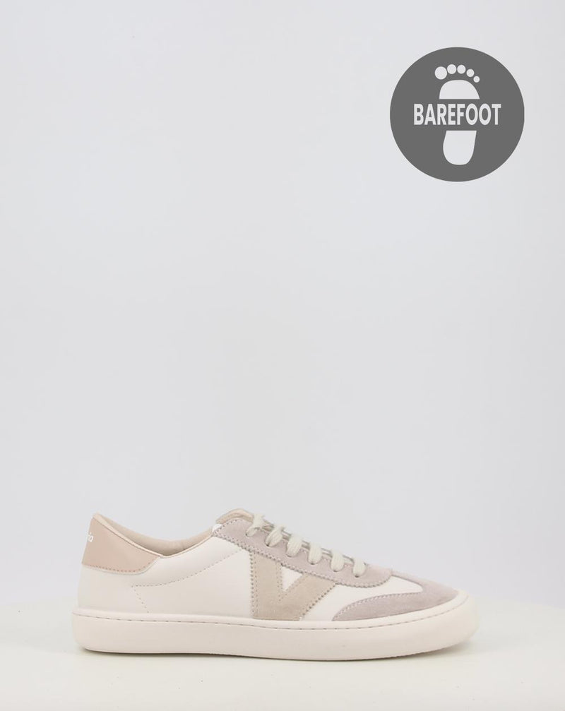 Sneaker VICTORIA OLMO BAREFOOT EFECTO PIEL & SERRAJE 1186100 bianco