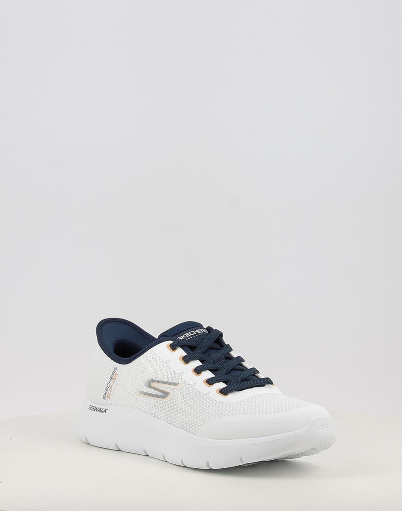 Sneaker SKECHERS SLIP-INS: GO WALK FLEX - NETRO 216332 bianco
