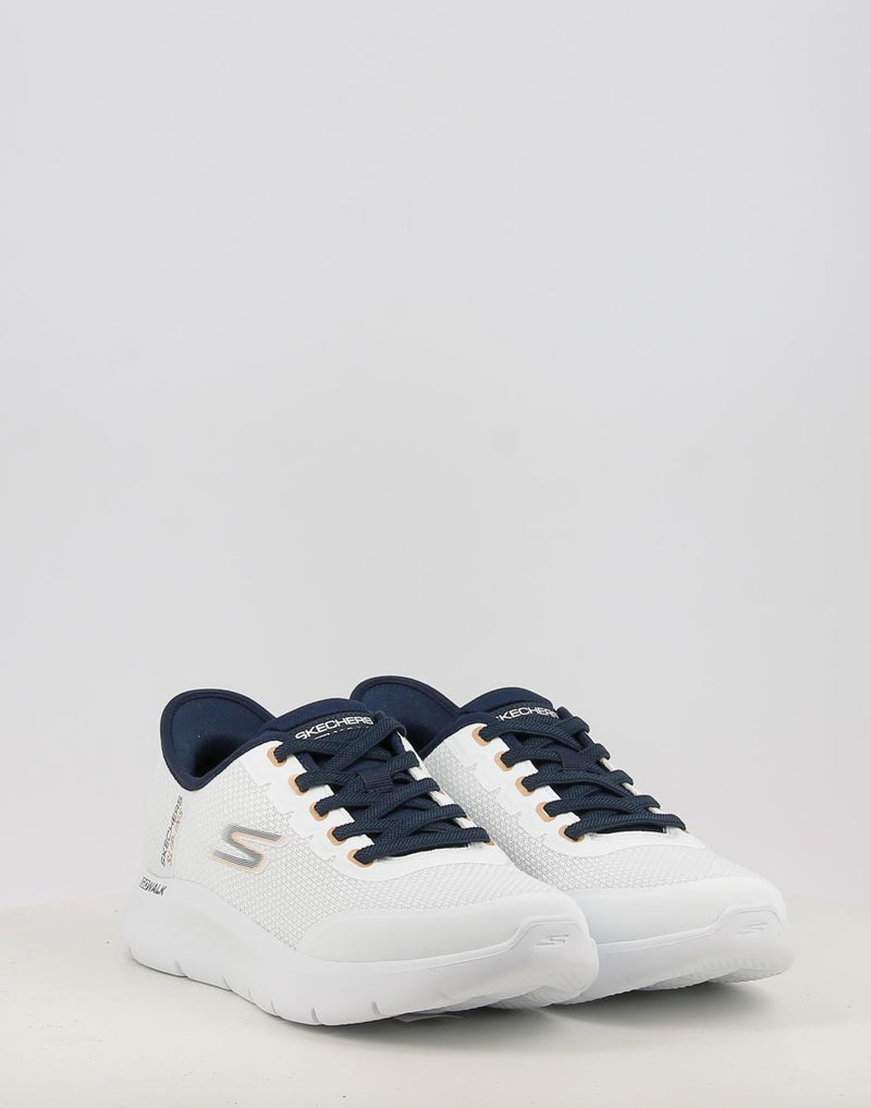 Sneaker SKECHERS SLIP-INS: GO WALK FLEX - NETRO 216332 bianco
