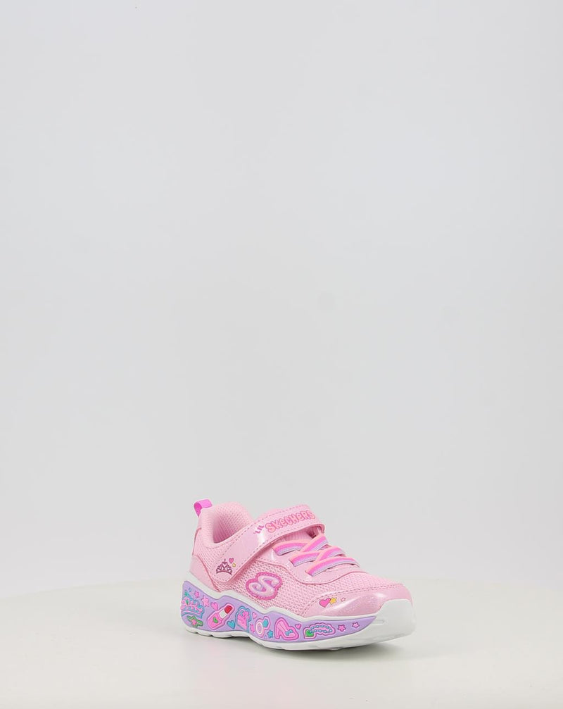 Sneakers SKECHERS PLAY SCENE - FUN SQUAD 303158N rosa