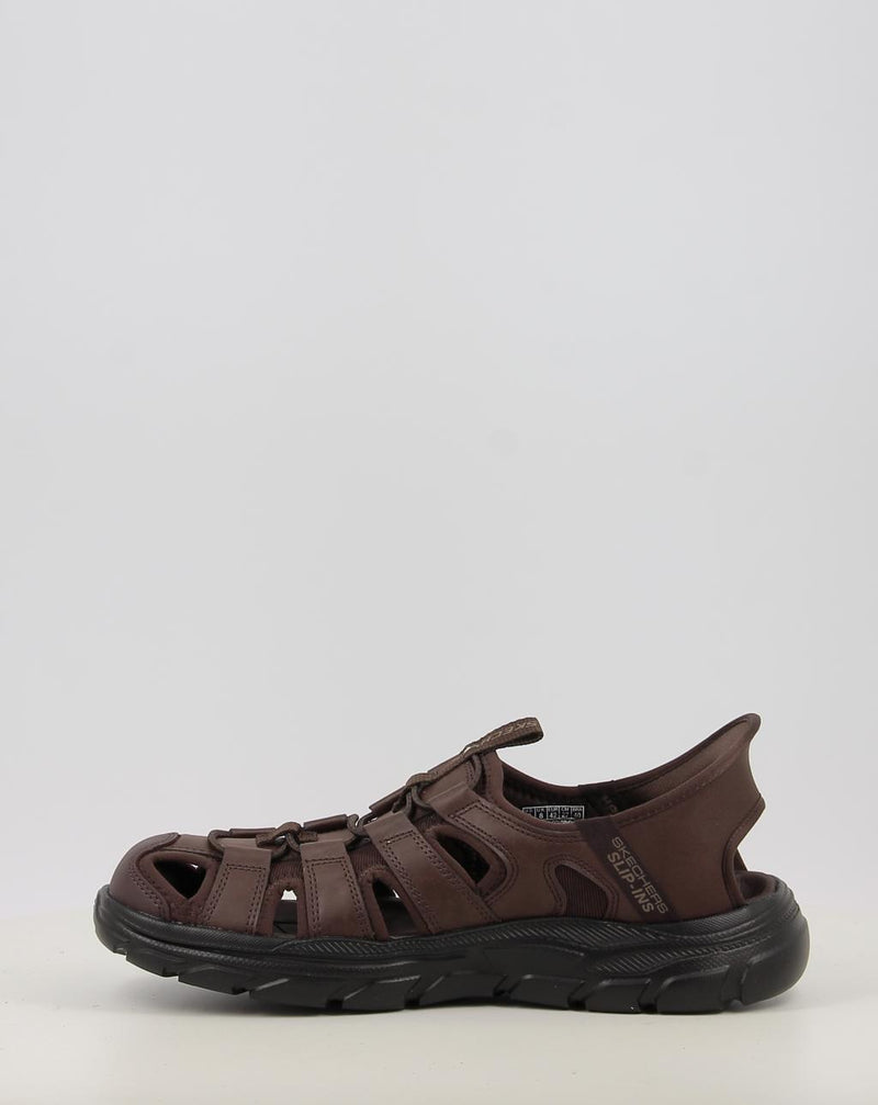 Sandali SKECHERS SLIP-INS: REVOLTED - VARTAN 205182 marrone