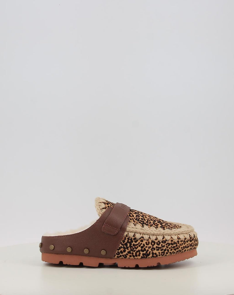 Zuecos MOU WINTER BIO PONYSKIN animal print