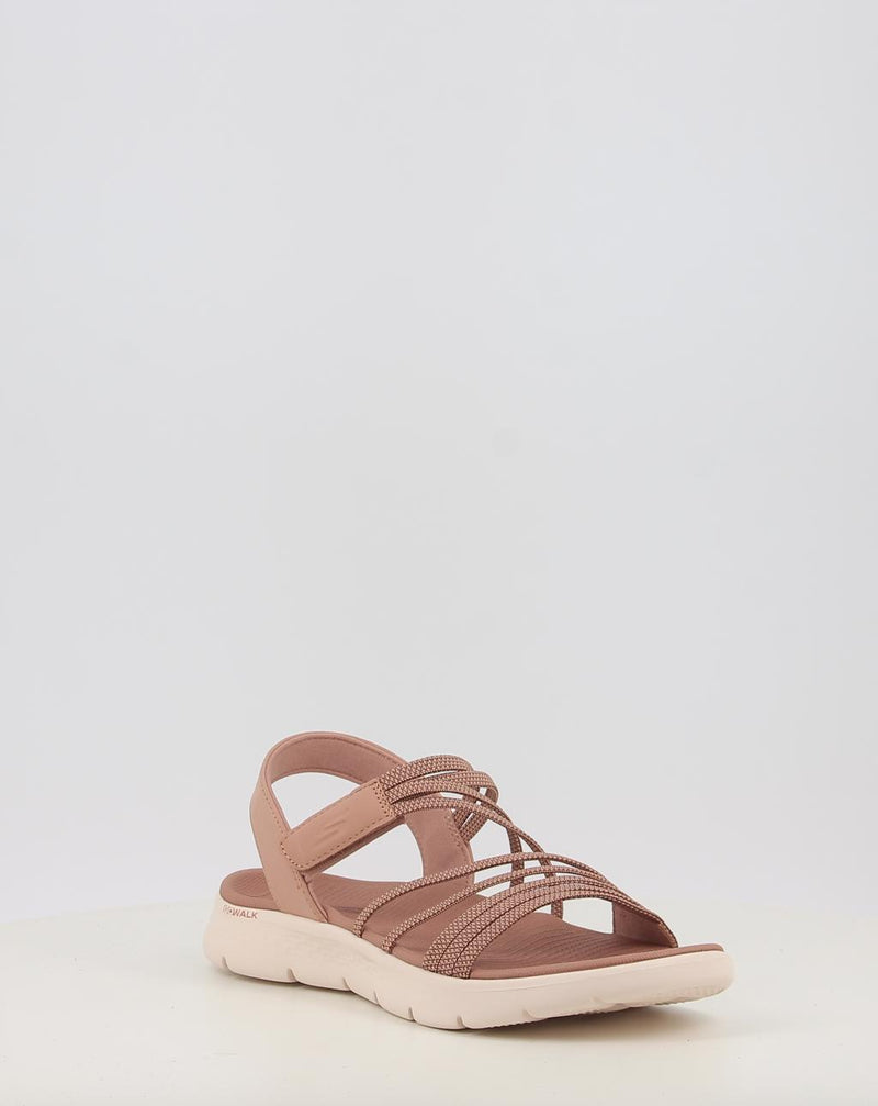 Sandali SKECHERS GO WALK FLEX SANDAL - EMMA 141473 marrone