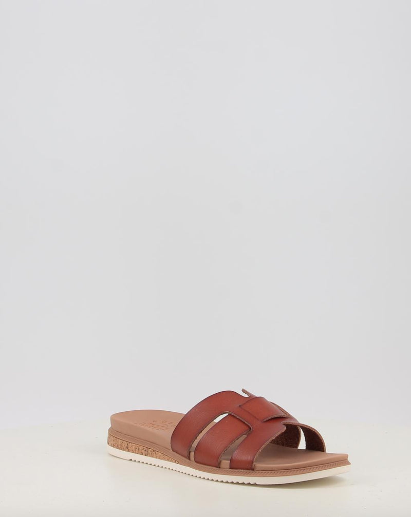 Sandali SKECHERS BOBS DESERT KISS LOW - PEAK LOOK 114707 cuoio