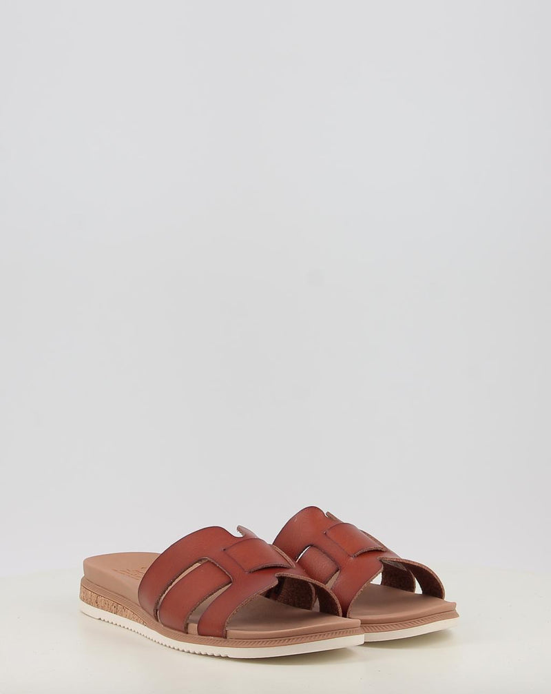 Sandali SKECHERS BOBS DESERT KISS LOW - PEAK LOOK 114707 cuoio