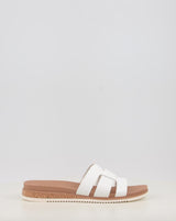 Sandali SKECHERS BOBS DESERT KISS LOW - PEAK LOOK 114707 bianco