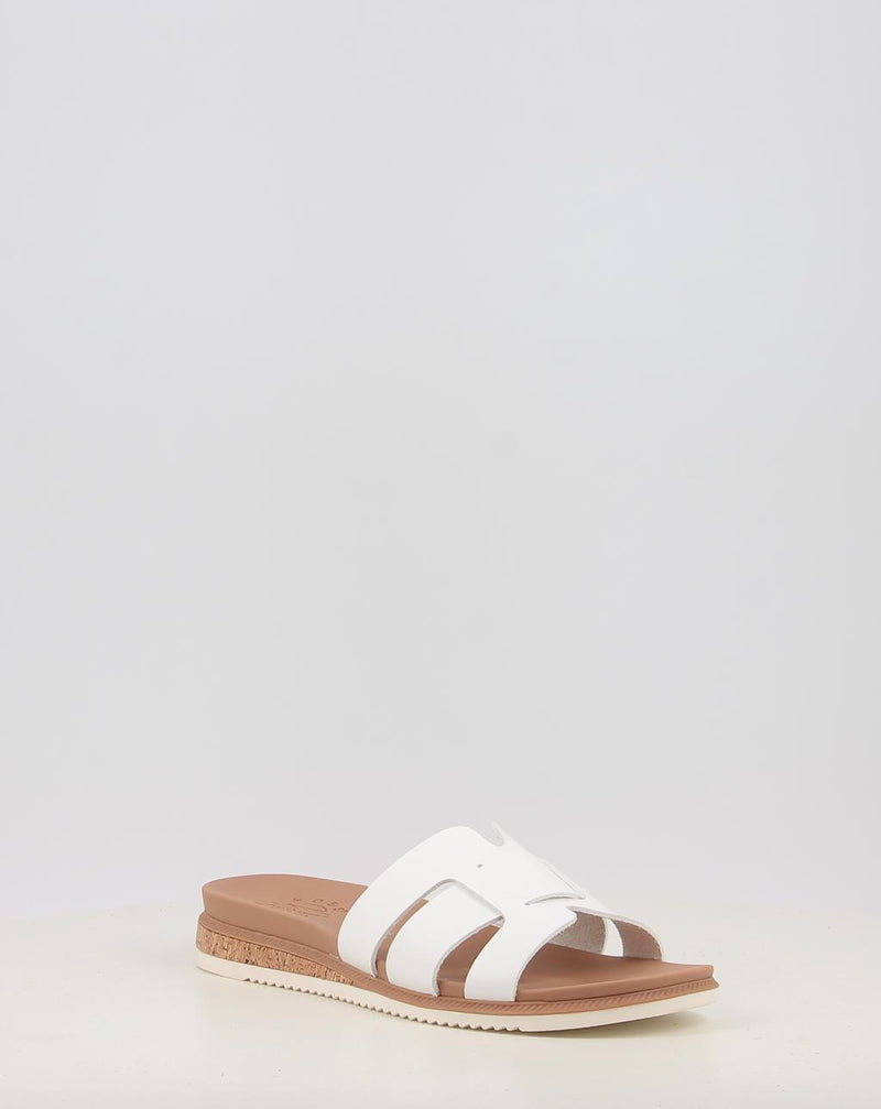 Sandali SKECHERS BOBS DESERT KISS LOW - PEAK LOOK 114707 bianco